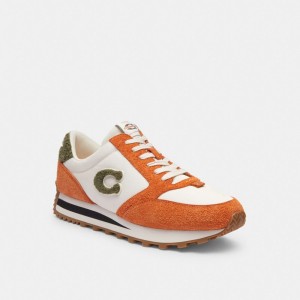 Coach Runner Sneaker ブラウン オレンジ | COH866783