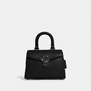 Coach Sammy Top Handle Bag 21 青 グレー 黒 | COH865130