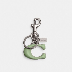 Coach Signature Bag Charm シルバー | COH866467