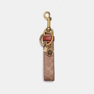 Coach Signature Charm Loop ゴールド | COH866455