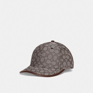 Coach Signature Jacquard Baseball Hat 暗 | COH867032