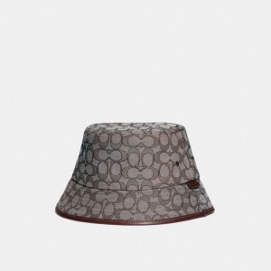 Coach Signature Jacquard Bucket Hat 暗 | COH867033
