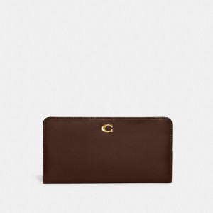 Coach Skinny Wallet チョコレート | COH865487