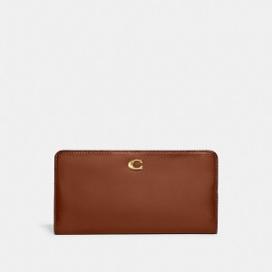 Coach Skinny Wallet ブラウン | COH865526
