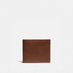Coach Slim Billfold Wallet ブラウン | COH866700