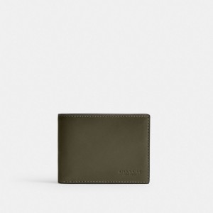 Coach Slim Billfold Wallet 緑 | COH866714