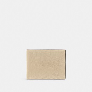 Coach Slim Billfold Wallet 白 | COH866715
