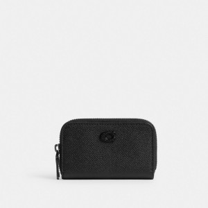 Coach Small Zip Around Card Case 黒 | COH866775