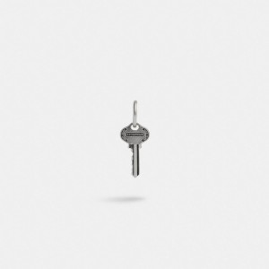 Coach Sterling Silver Key Single Huggie Earring シルバー | COH867028