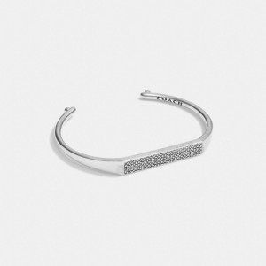 Coach Sterling Silver Signature Id Cuff シルバー | COH867018