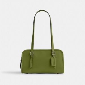 Coach Swing Zip シルバー ライト緑 | COH864760