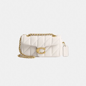 Coach Tabby Shoulder Bag 20 With Quilting 白 | COH864859
