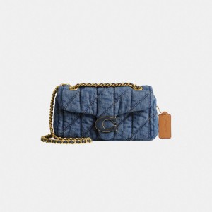 Coach Tabby Shoulder Bag 20 With Quilting 青 インディゴブルー | COH864879