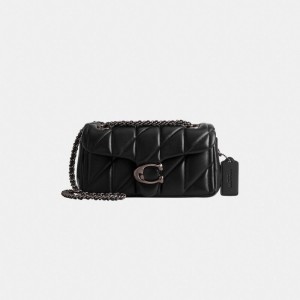 Coach Tabby Shoulder Bag 20 With Quilting 青 グレー 黒 | COH864998