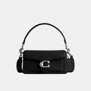 Coach Tabby Shoulder Bag 20 シルバー 黒 | COH864762