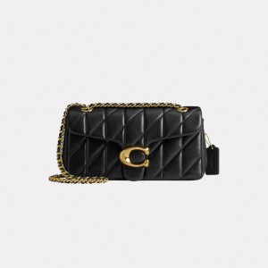 Coach Tabby Shoulder Bag 26 With Quilting 黒 | COH865314