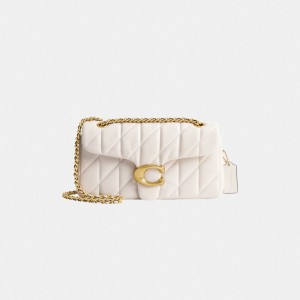 Coach Tabby Shoulder Bag 26 With Quilting 白 | COH864799