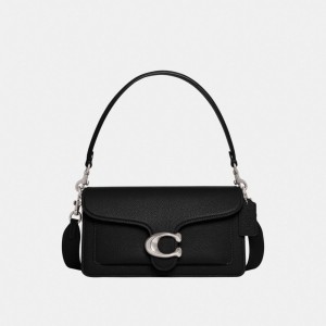 Coach Tabby Shoulder Bag 26 シルバー 黒 | COH864761