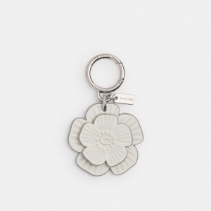 Coach Tea Rose Bag Charm シルバー | COH866476