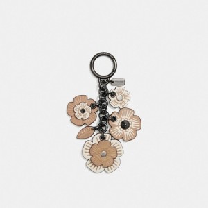 Coach Tea Rose Mix Bag Charm 黒 | COH866464