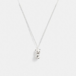 Coach The Lil Nas X Drop Cat Pendant Necklace シルバー | COH866111