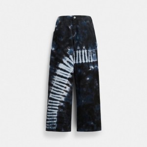 Coach Tie Dye Painter Pants In Organic Cotton 青 カラー | COH866042
