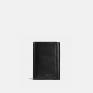 Coach Trifold Wallet 黒 | COH866697