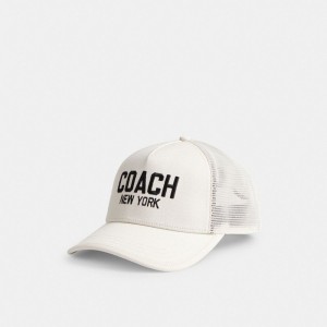 Coach Trucker Hat 白 | COH866413