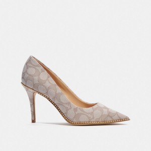 Coach Waverly Pump グレー | COH865739