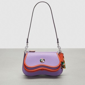 Coach Wavy Double Pouch Bag オレンジ | COH865418