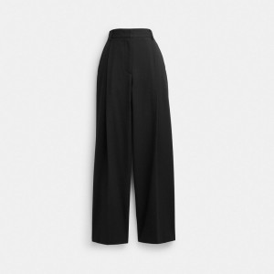 Coach Wide Leg Trousers 黒 | COH866032