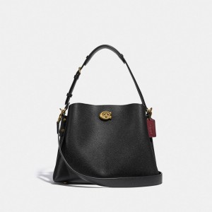Coach Willow Shoulder Bag 黒 | COH865375