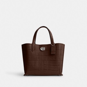Coach Willow Tote Bag 24 シルバー | COH865021