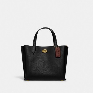 Coach Willow Tote Bag 24 黒 | COH865065