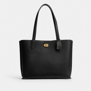 Coach Willow Work Tote 38 黒 | COH865035