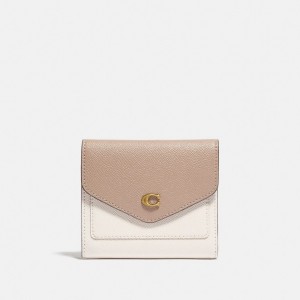 Coach Wyn Small Wallet In Colorblock グレー ブラウン カラー | COH865607