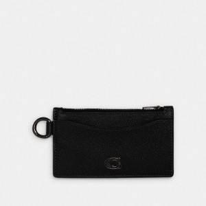 Coach Zip Card Case 黒 | COH865692