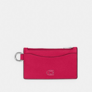 Coach Zip Card Case ピンク | COH866751